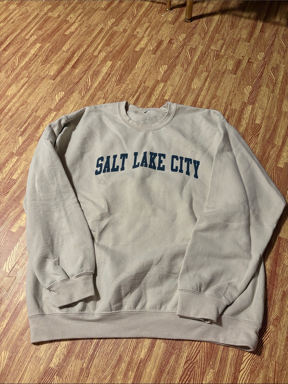 Salt Lake City Crewneck Sweatshirt - Beige